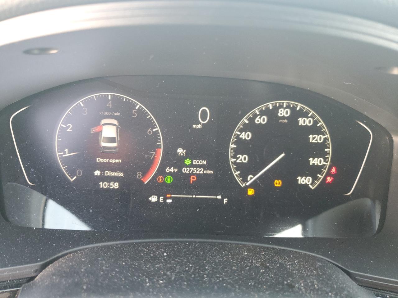 2022 HONDA CIVIC SPORT VIN:2HGFE2F59NH571954