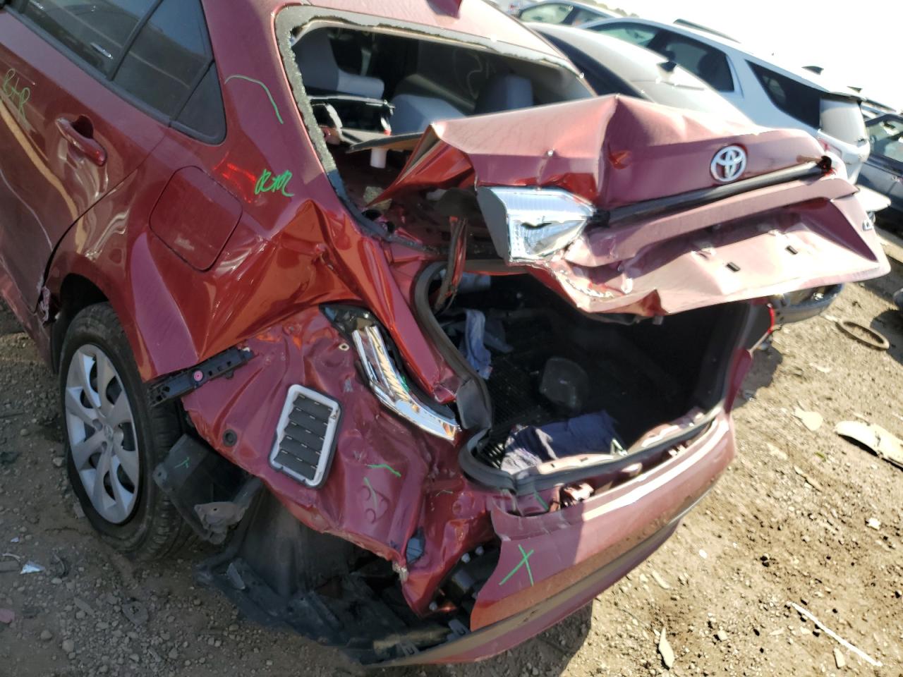 2022 TOYOTA COROLLA LE VIN:JTDEPMAE4NJ198344