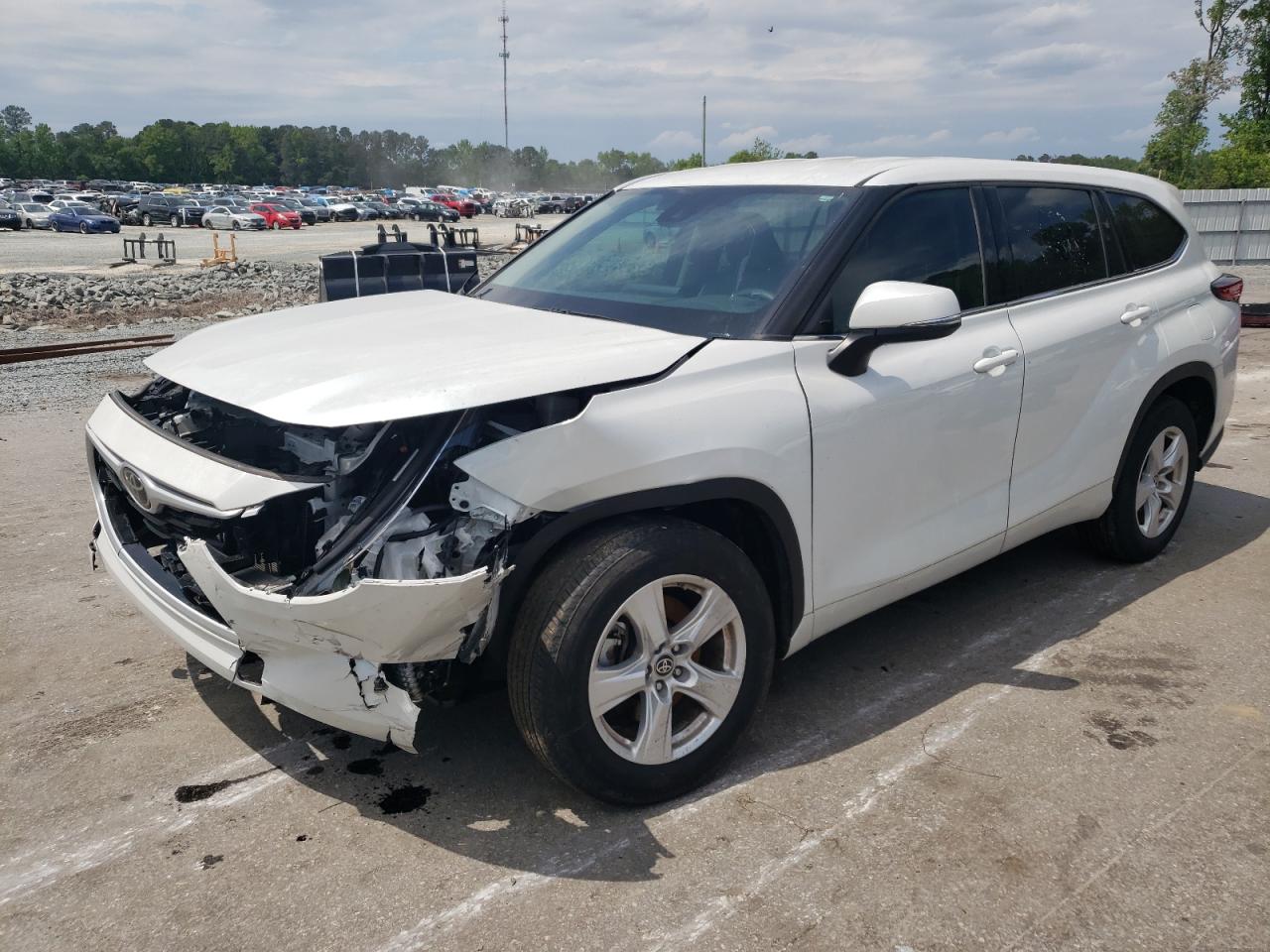 2022 TOYOTA HIGHLANDER L VIN:5TDCZRAH2NS555774