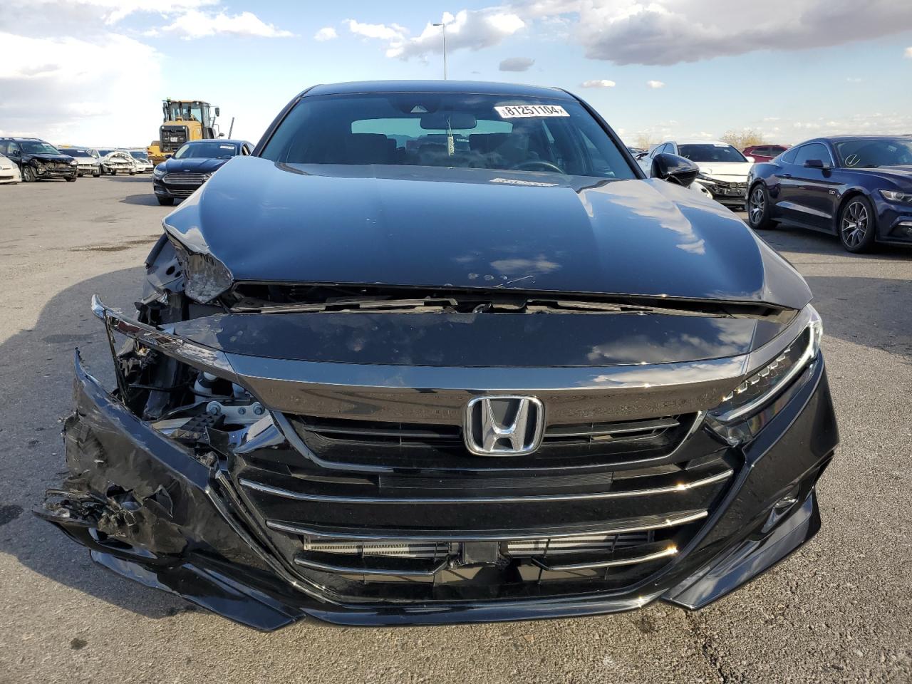 2022 HONDA ACCORD SPORT VIN:1HGCV1F37NA097190