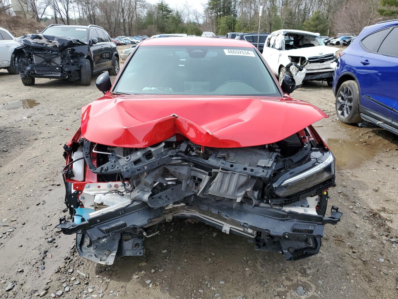 2022 HONDA CIVIC SPORT VIN:2HGFE2F51NH502398