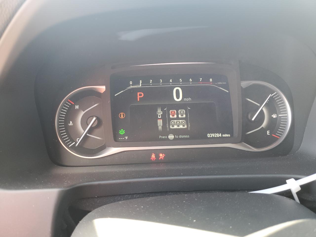 2022 HONDA PASSPORT EXL VIN:5FNYF7H51NB006473