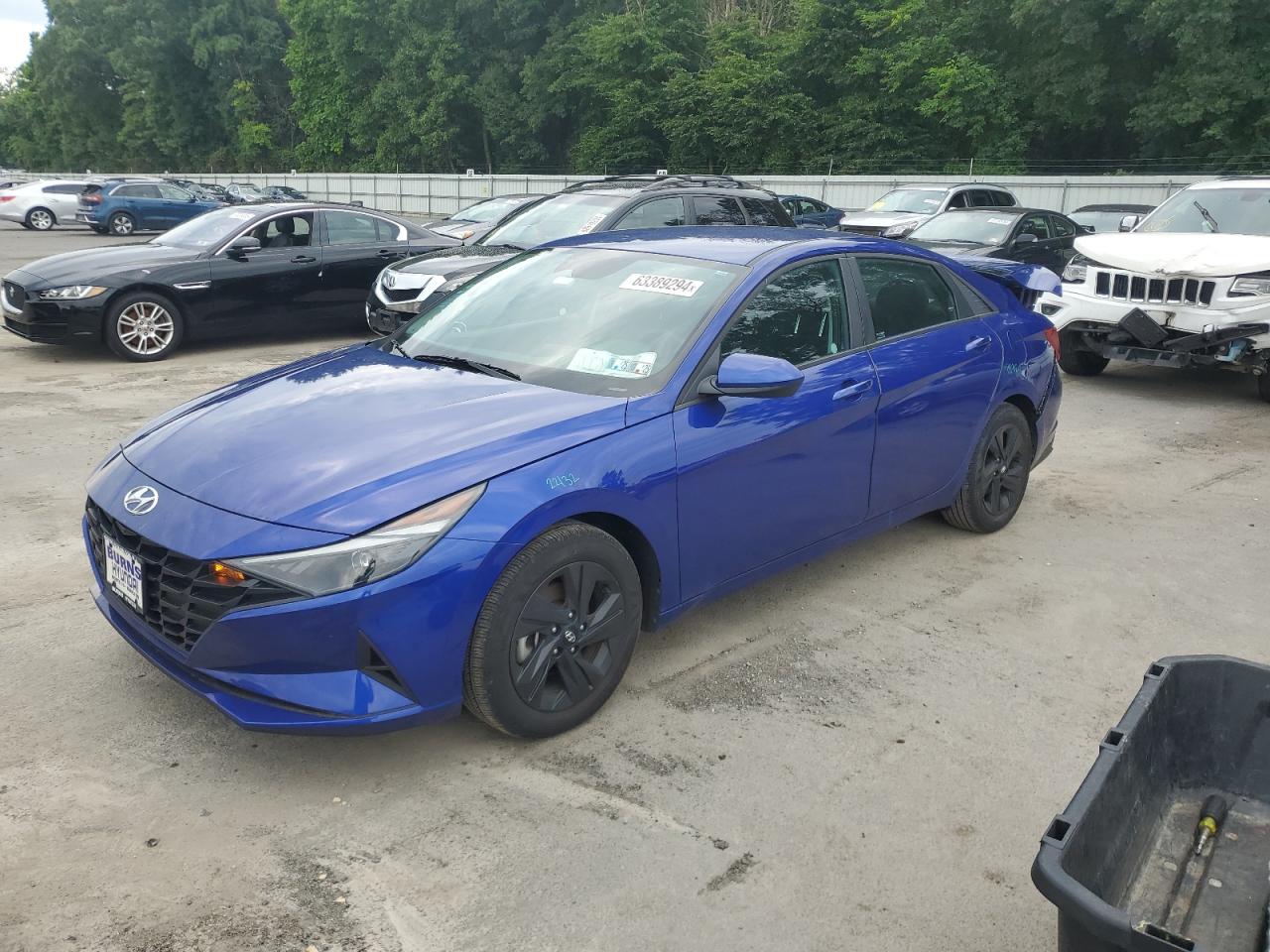 2023 HYUNDAI ELANTRA BLUE VIN:KMHLM4AJ1PU078656