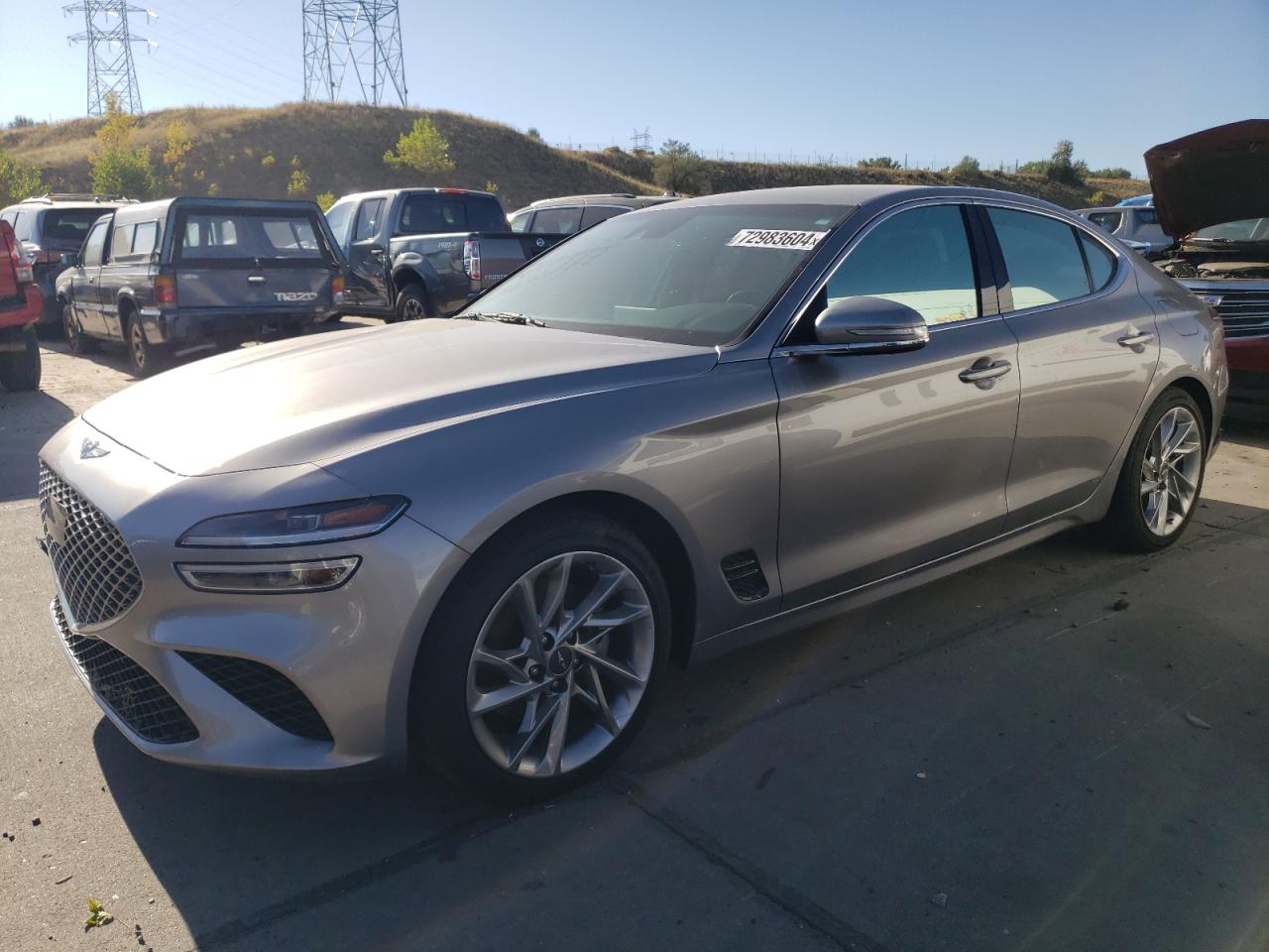 2022 GENESIS G70 BASE VIN:KMTG34TAXNU094665