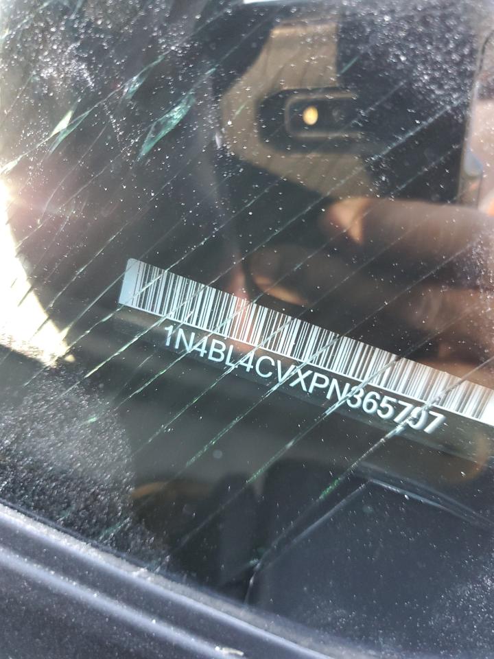 2023 NISSAN ALTIMA SR VIN:1N4BL4CVXPN365707