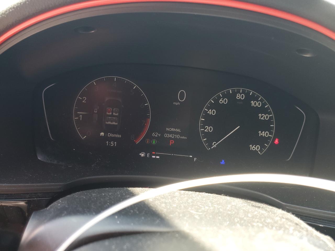 2023 HONDA CIVIC SPORT VIN:2HGFE2F57PH507916