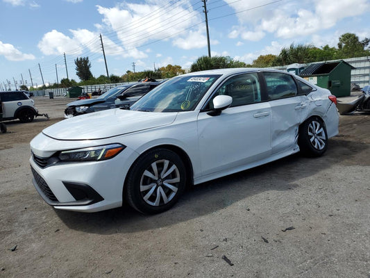 2022 HONDA CIVIC LX VIN:2HGFE2F23NH510380