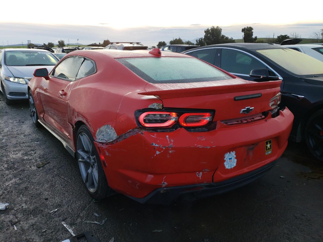 2022 CHEVROLET CAMARO LT VIN:1G1FD1RSXN0123166