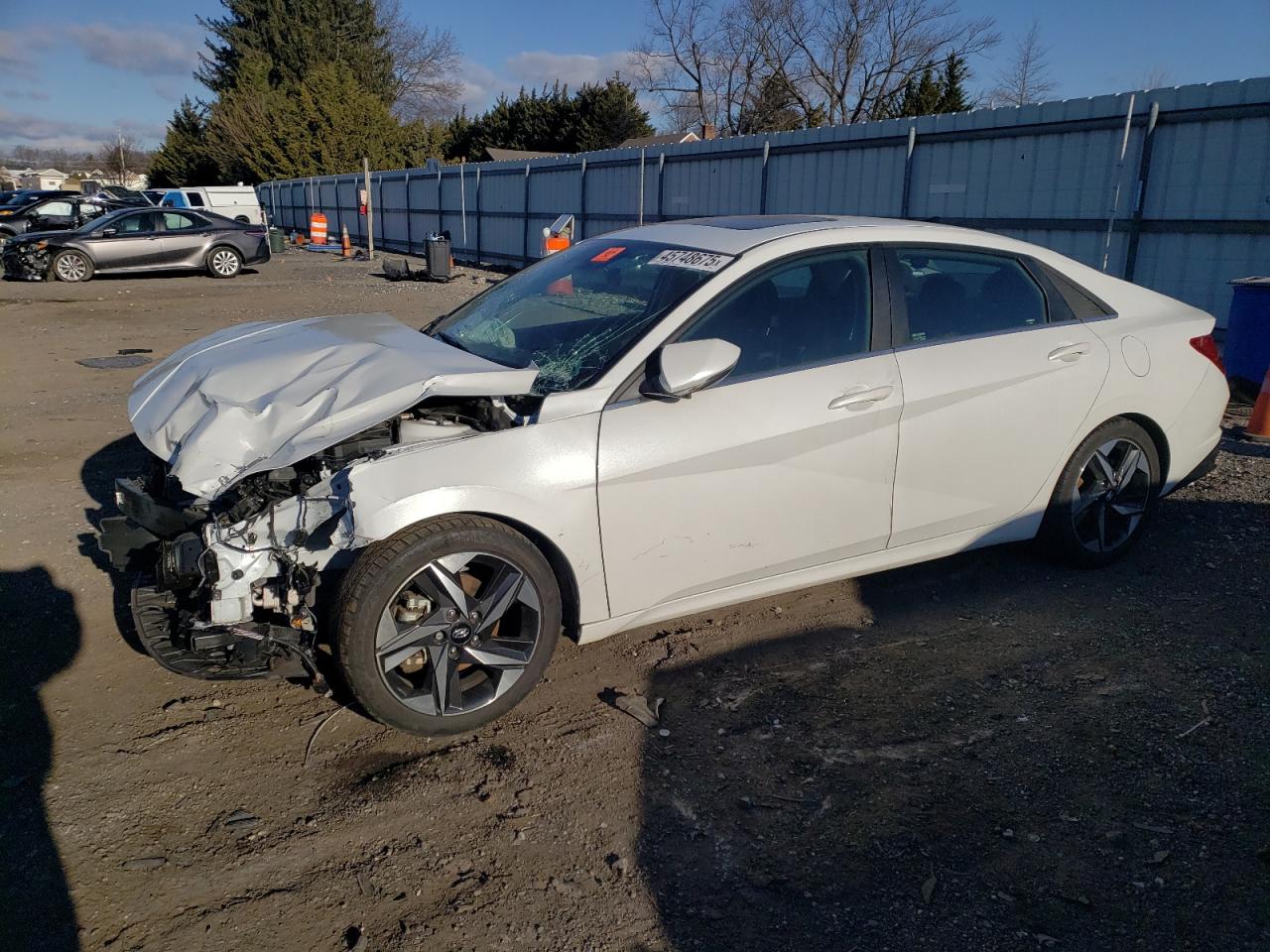 2022 HYUNDAI ELANTRA SEL VIN:5NPLN4AG2NH074676