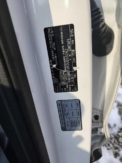 2017 Hyundai Santa FE VIN: