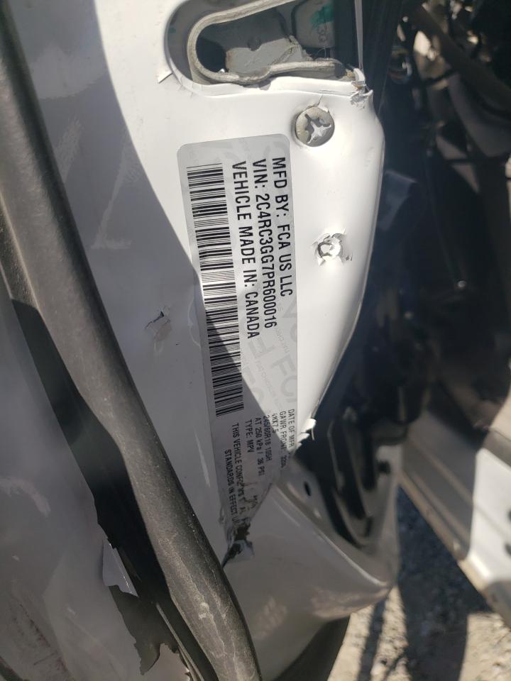 2023 CHRYSLER PACIFICA LIMITED VIN:2C4RC3GG7PR600016