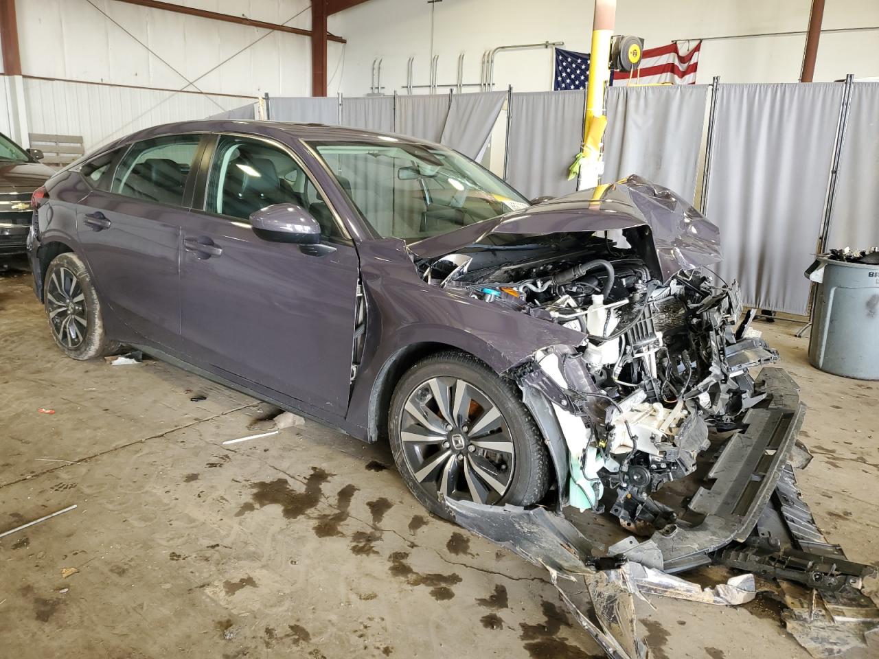 2022 HONDA CIVIC EXL VIN:19XFL1H77NE008409