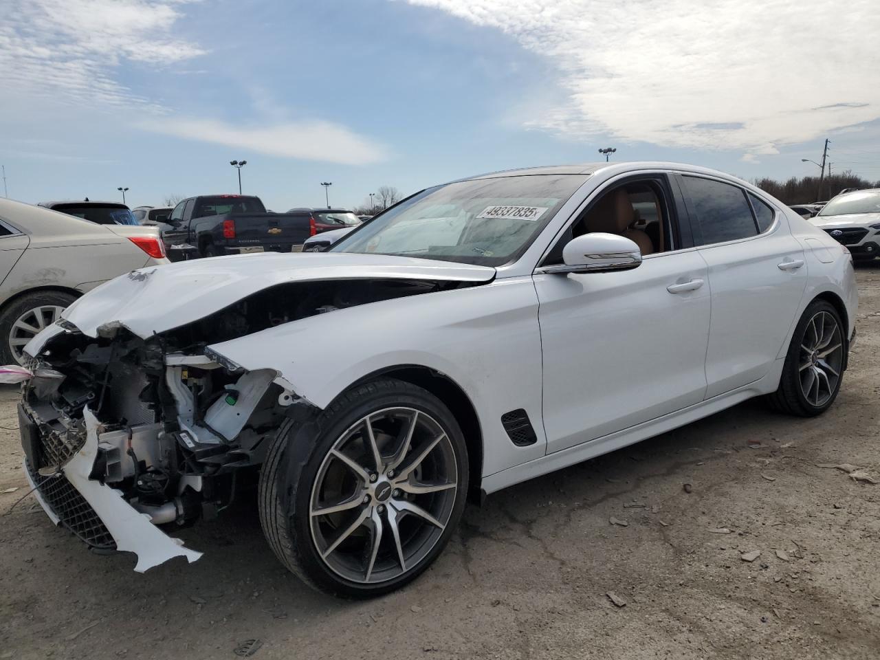 2022 GENESIS G70 BASE VIN:KMTG34TAXNU092852