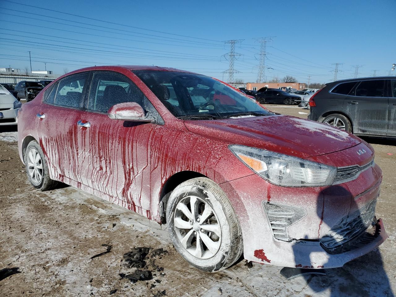 2022 KIA RIO LX VIN:3KPA24AD2NE483433