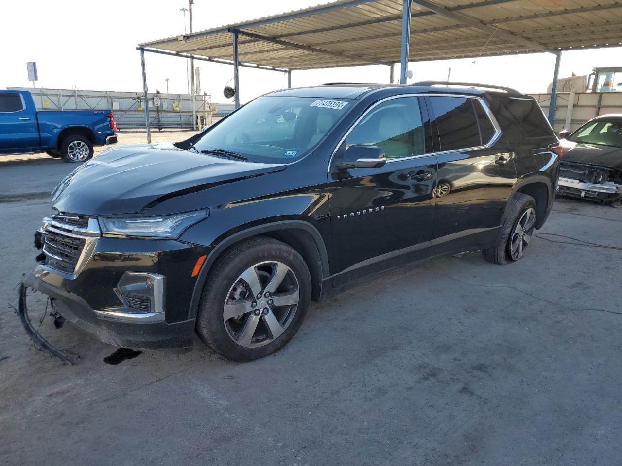 2022 CHEVROLET TRAVERSE LT VIN:1GNERHKW6NJ121880
