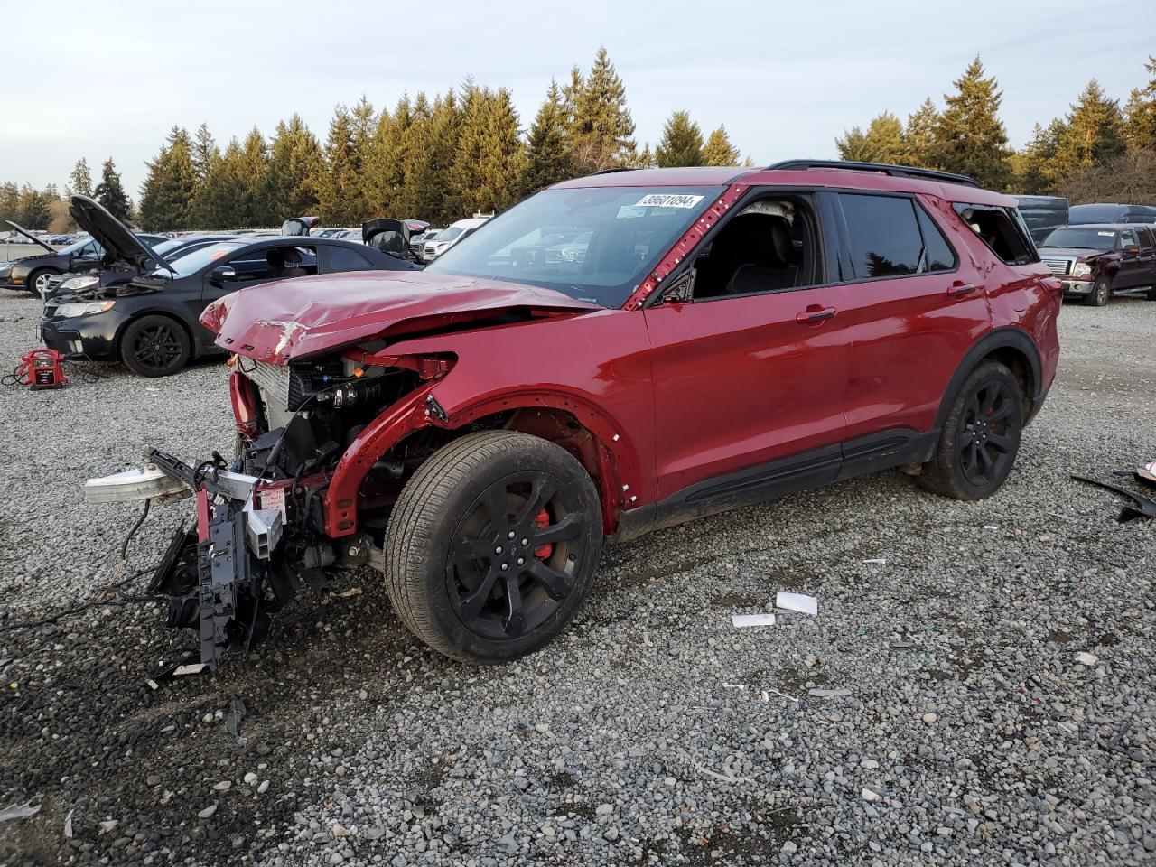 2023 FORD EXPLORER ST VIN:1FM5K8GC2PGA75536