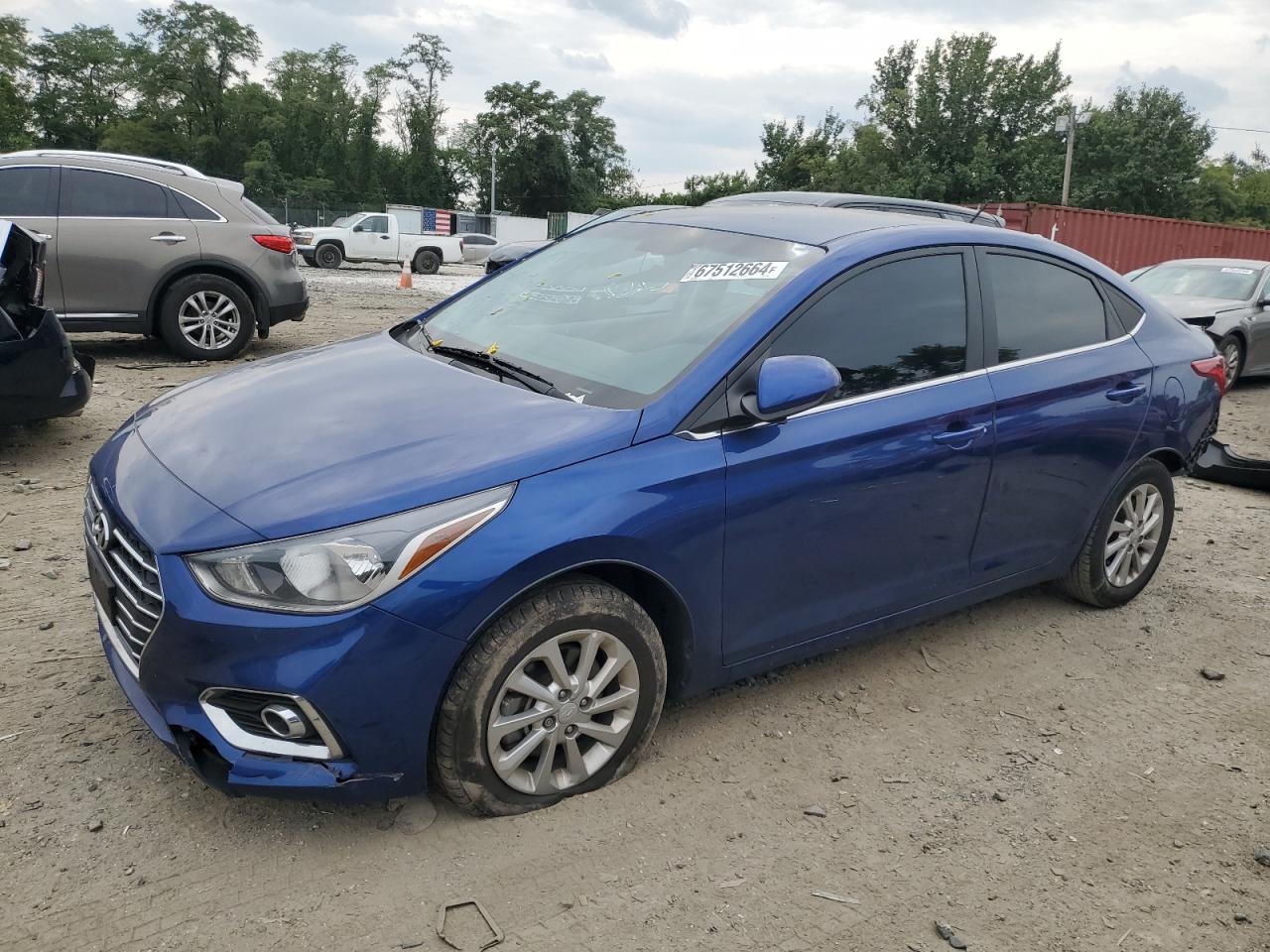 2022 HYUNDAI ACCENT SE VIN:3KPC24A62NE175205