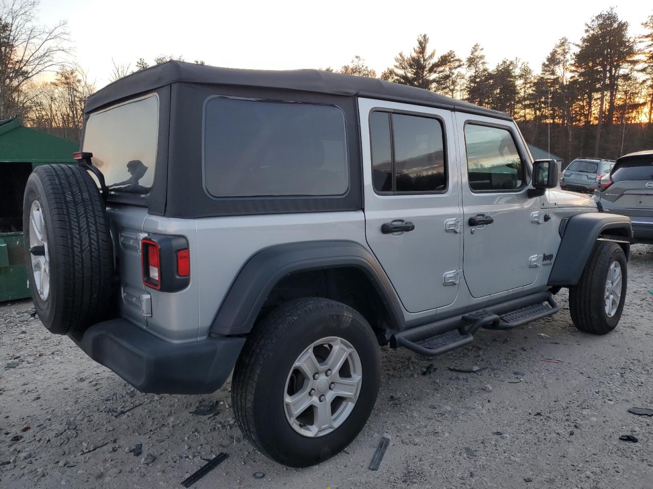 2022 JEEP WRANGLER UNLIMITED SPORT VIN:1C4HJXDM8NW224563