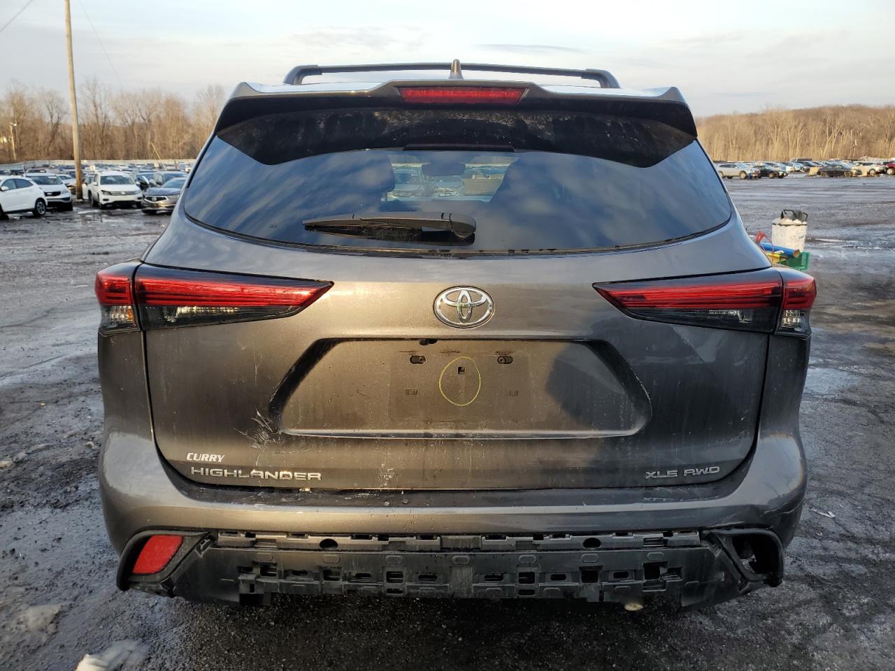 2022 TOYOTA HIGHLANDER XLE VIN:5TDHZRBH9NS597430
