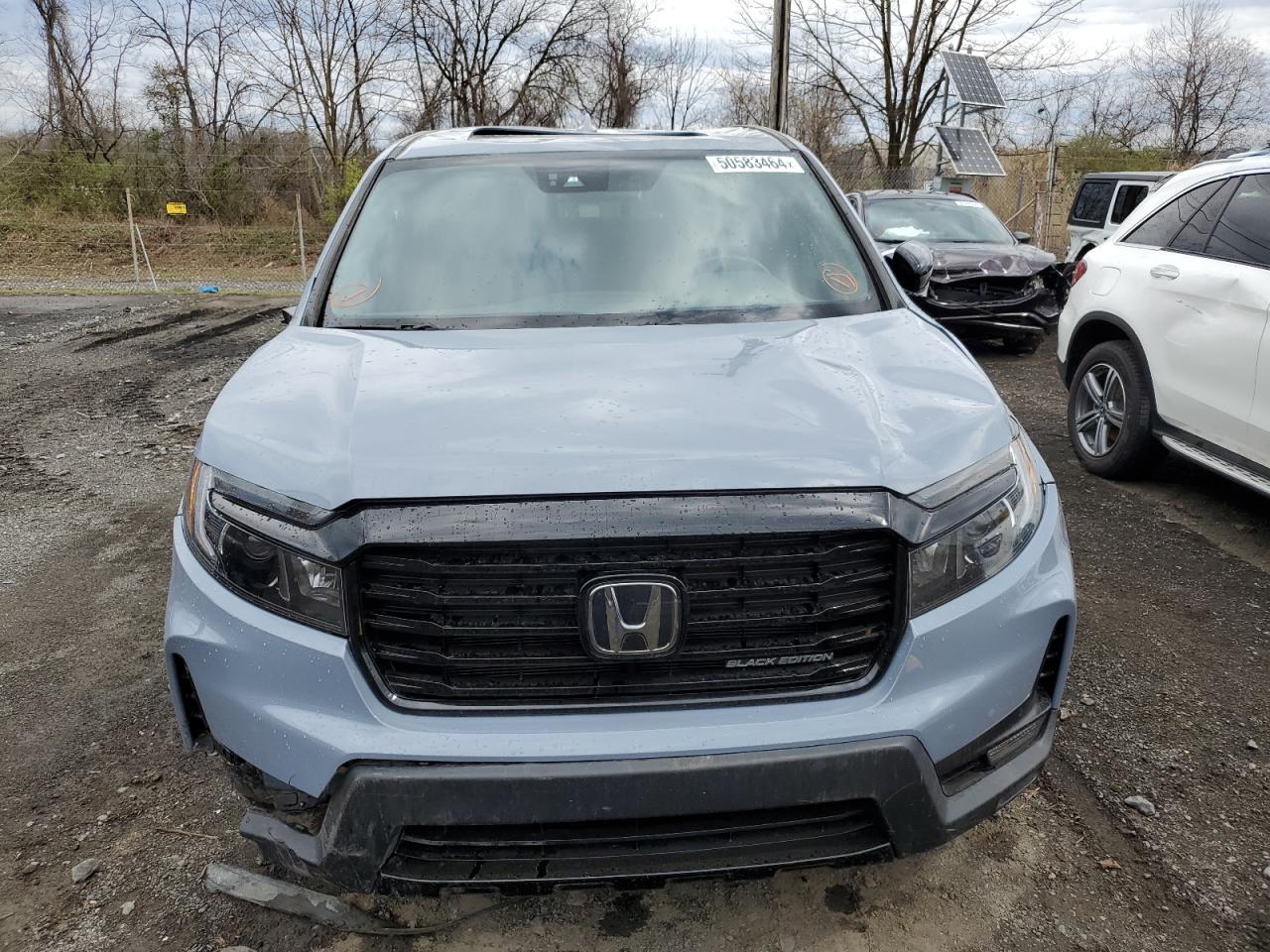2022 HONDA RIDGELINE BLACK EDITION VIN:5FPYK3F84NB037094