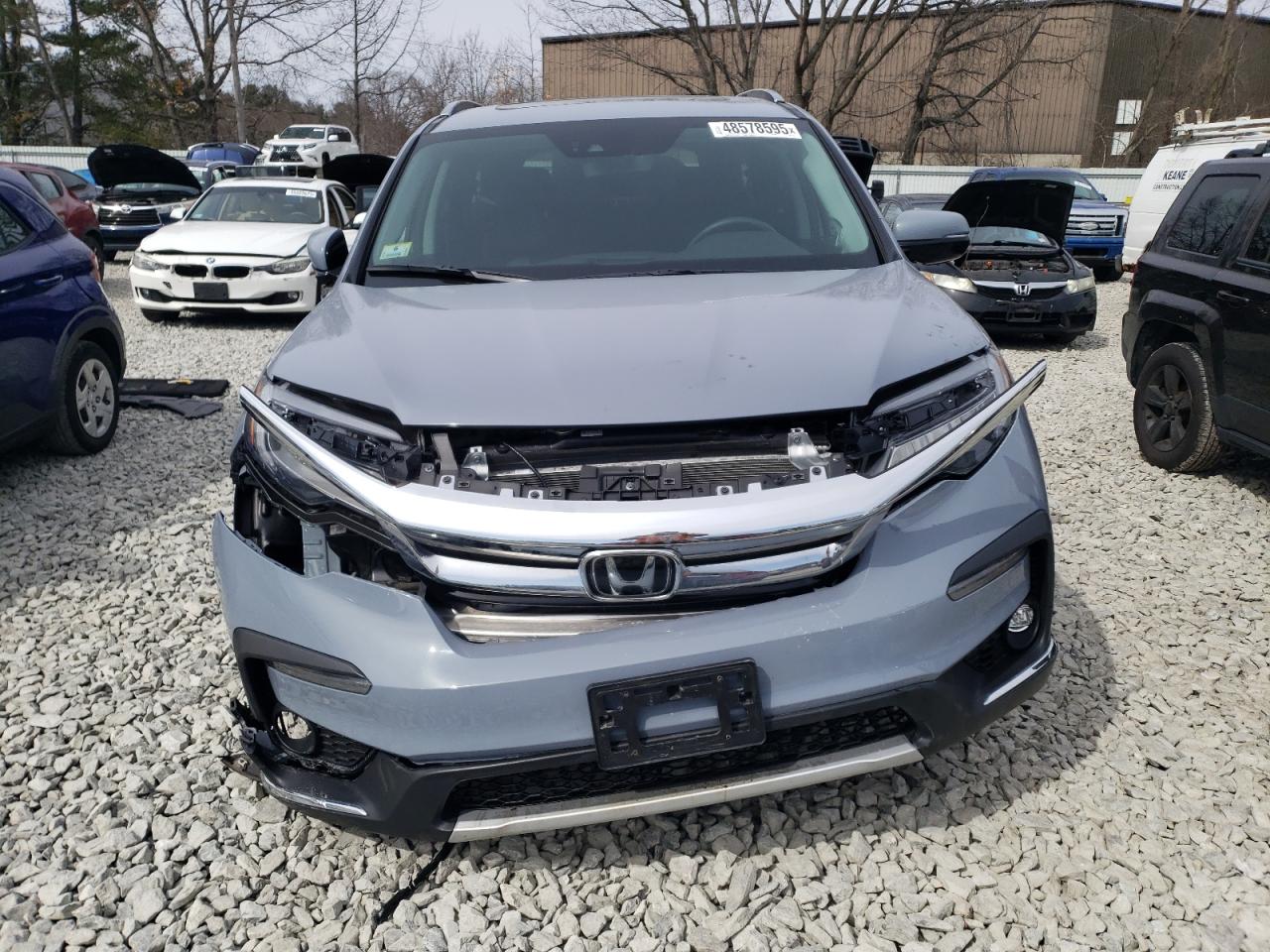 2022 HONDA PILOT ELITE VIN:5FNYF6H02NB054434
