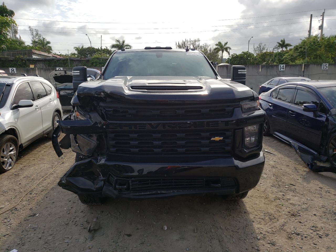 2022 CHEVROLET SILVERADO K2500 CUSTOM VIN:2GC4YME7XN1219552