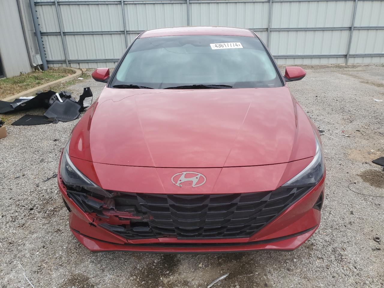 2022 HYUNDAI ELANTRA SEL VIN:KMHLM4AG4NU284488