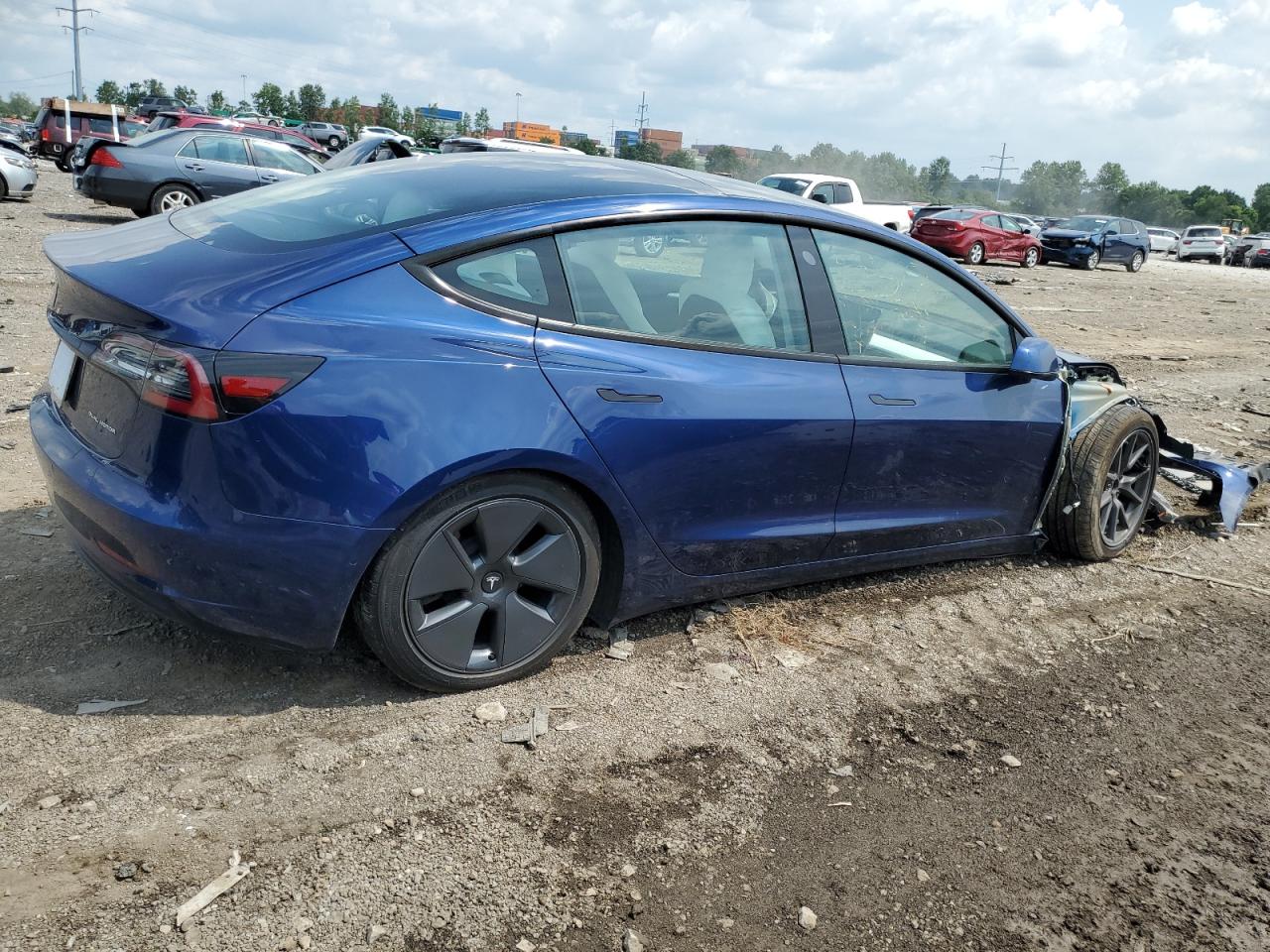 2022 TESLA MODEL 3  VIN:5YJ3E1EB9NF108477