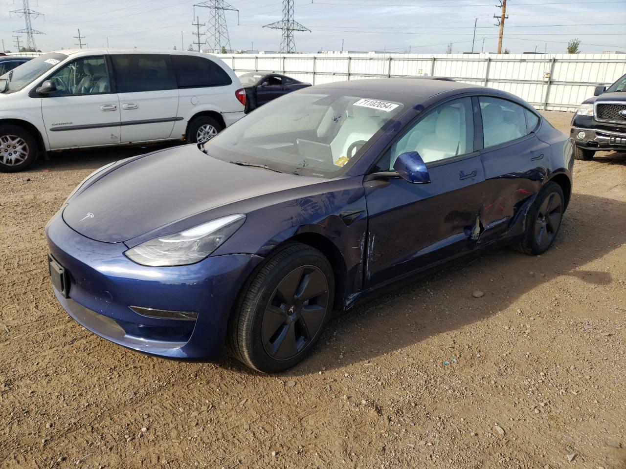 2023 TESLA MODEL 3  VIN:5YJ3E1EA9PF647126