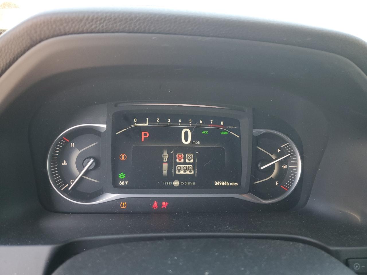 2022 HONDA PASSPORT EXL VIN:5FNYF7H50NB002821