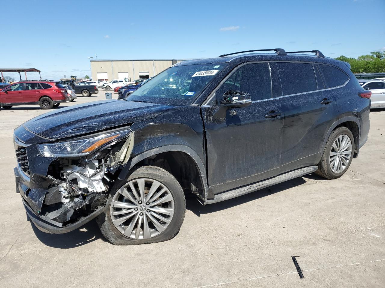 2022 TOYOTA HIGHLANDER PLATINUM VIN:5TDFZRBH6NS184680