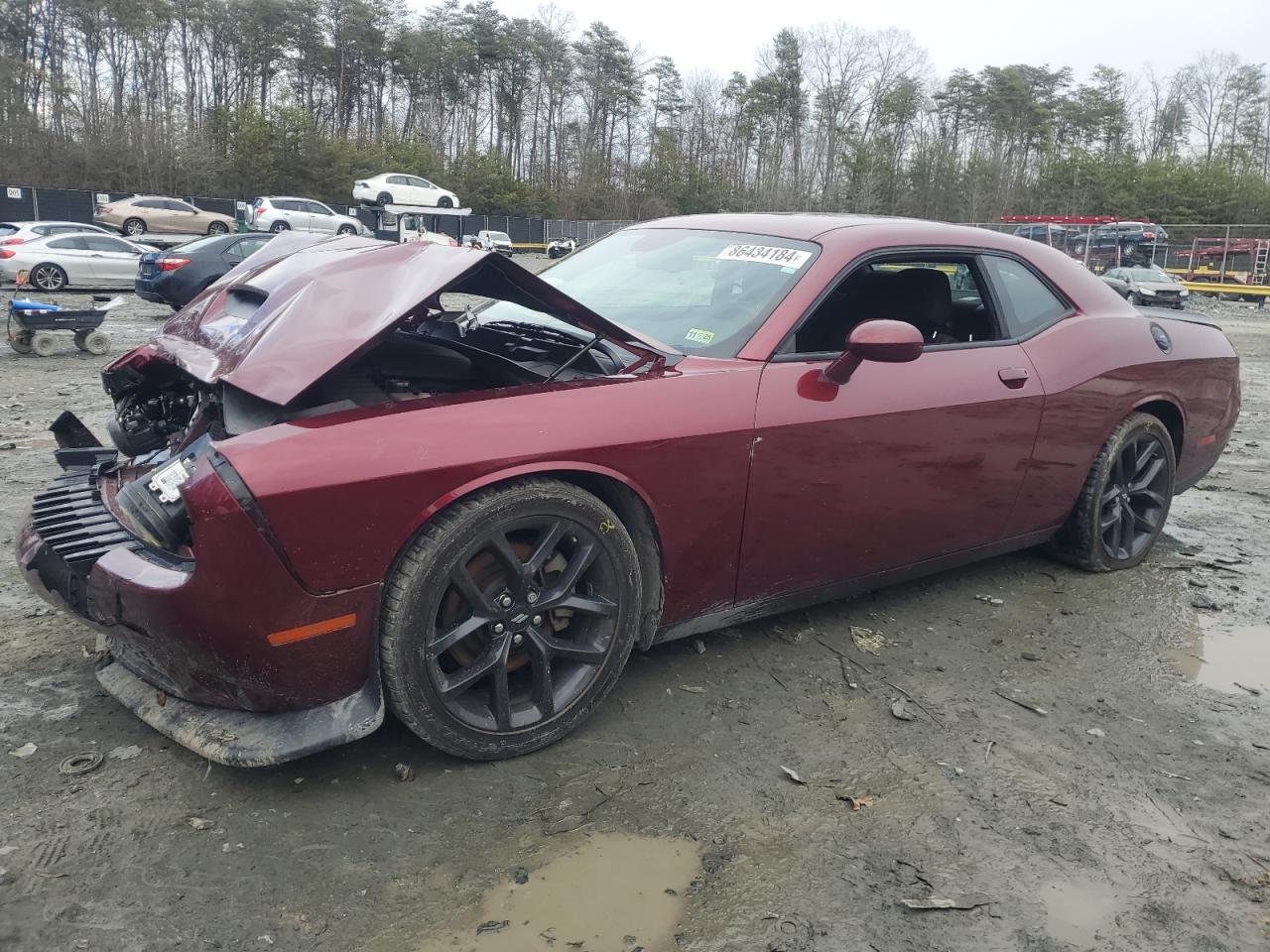 2022 DODGE CHALLENGER GT VIN:2C3CDZJG5NH137489