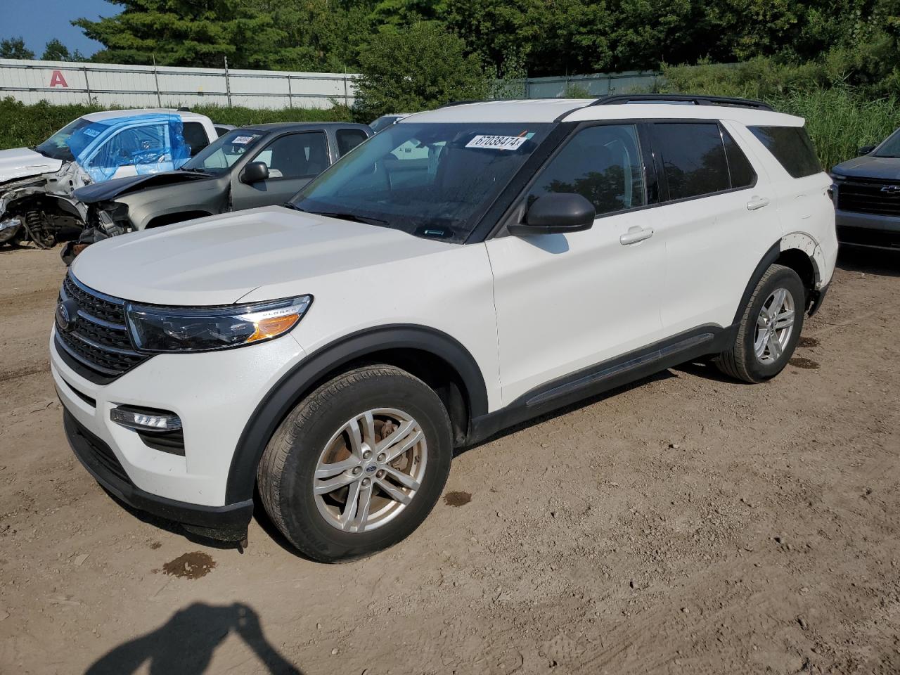 2022 FORD EXPLORER XLT VIN:1FMSK8DH8NGA36983