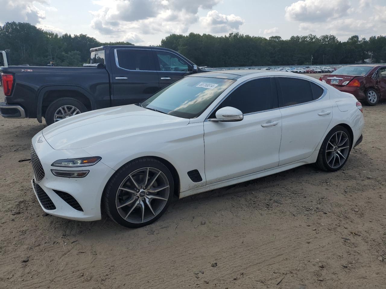 2022 GENESIS G70 BASE VIN:KMTG34TA7NU088080