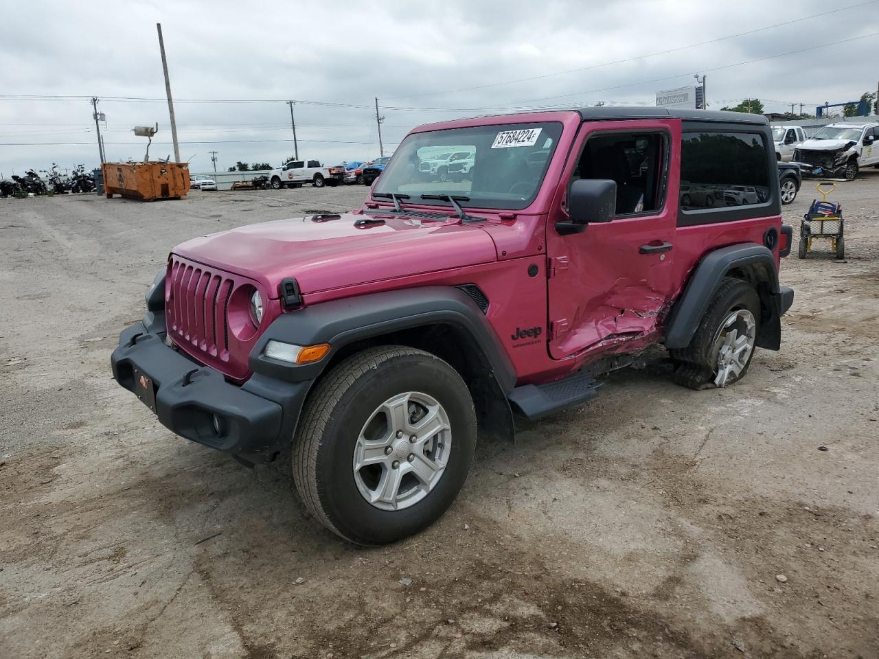 2022 JEEP WRANGLER SPORT VIN:1C4GJXAGXNW110591