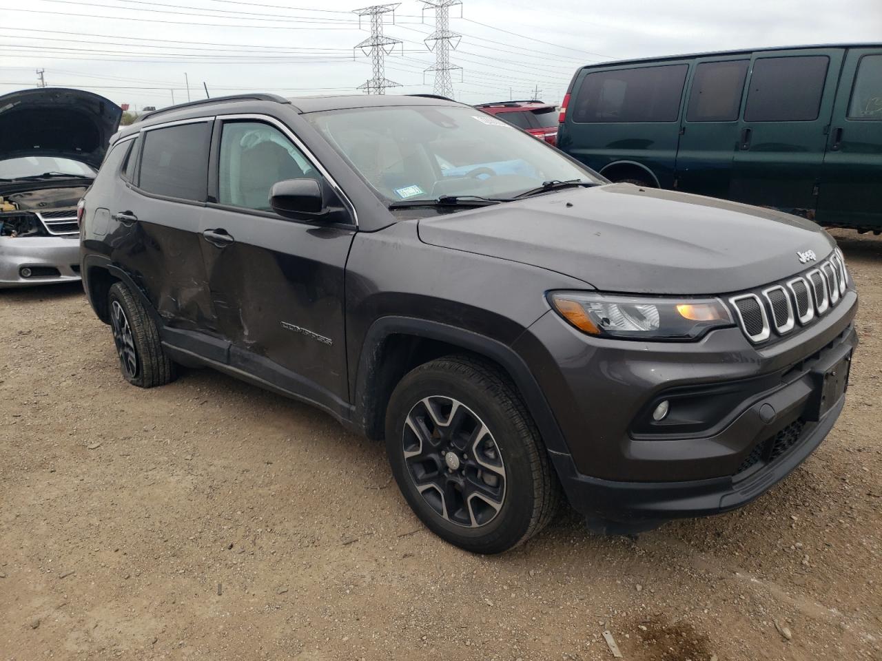 2022 JEEP COMPASS LATITUDE VIN:3C4NJDBB5NT120623