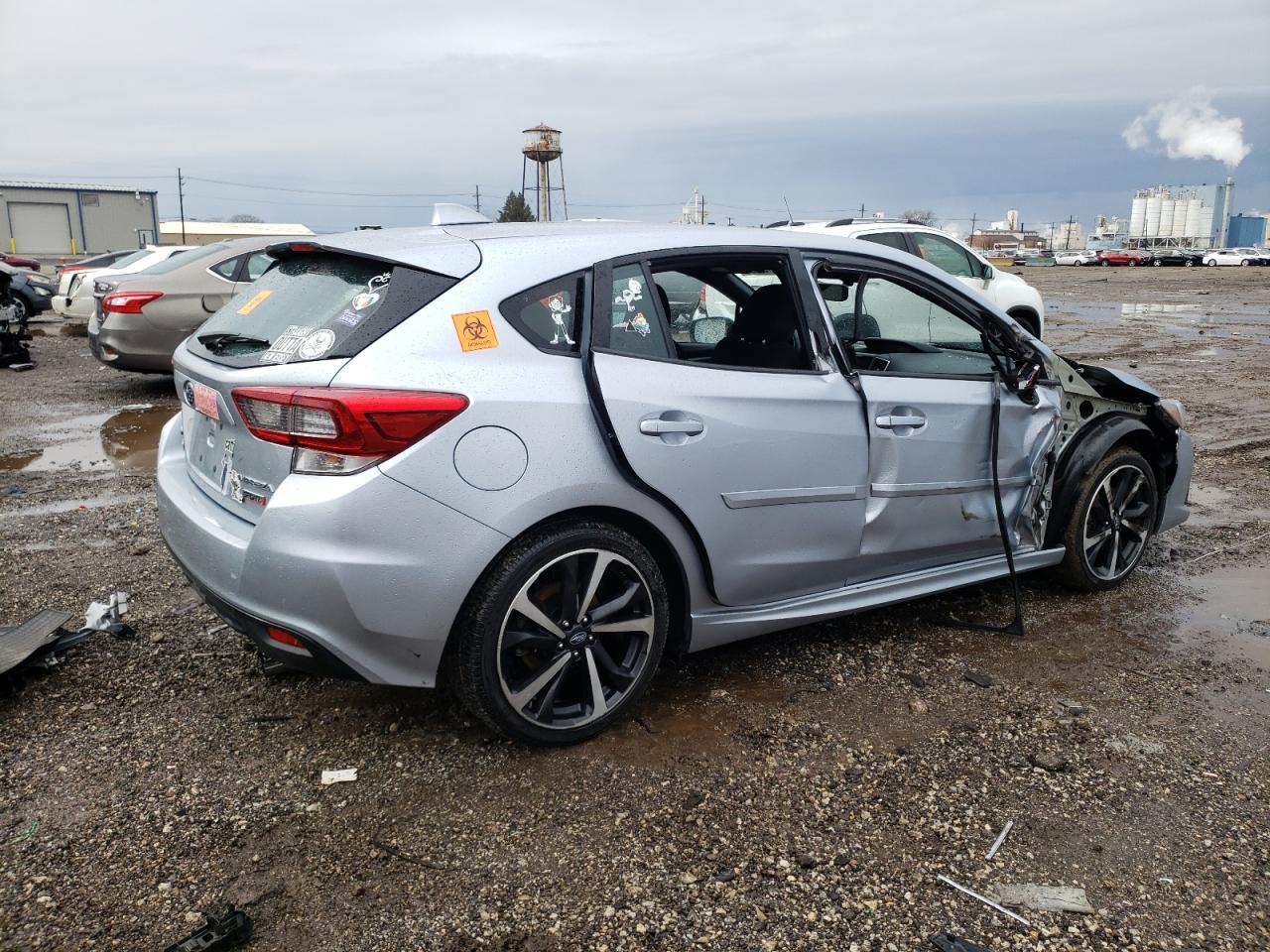 2022 SUBARU IMPREZA SPORT VIN:4S3GTAL64N3720127