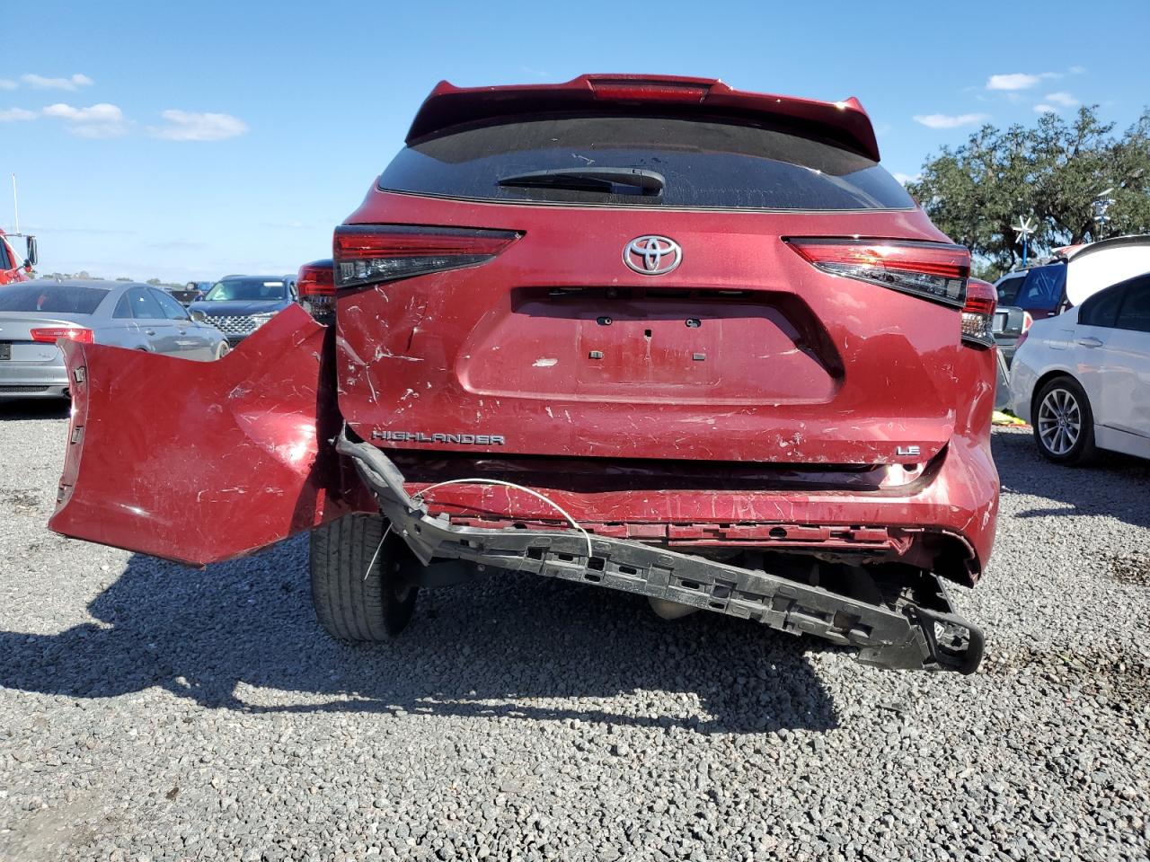 2022 TOYOTA HIGHLANDER L VIN:5TDZZRAH4NS115047