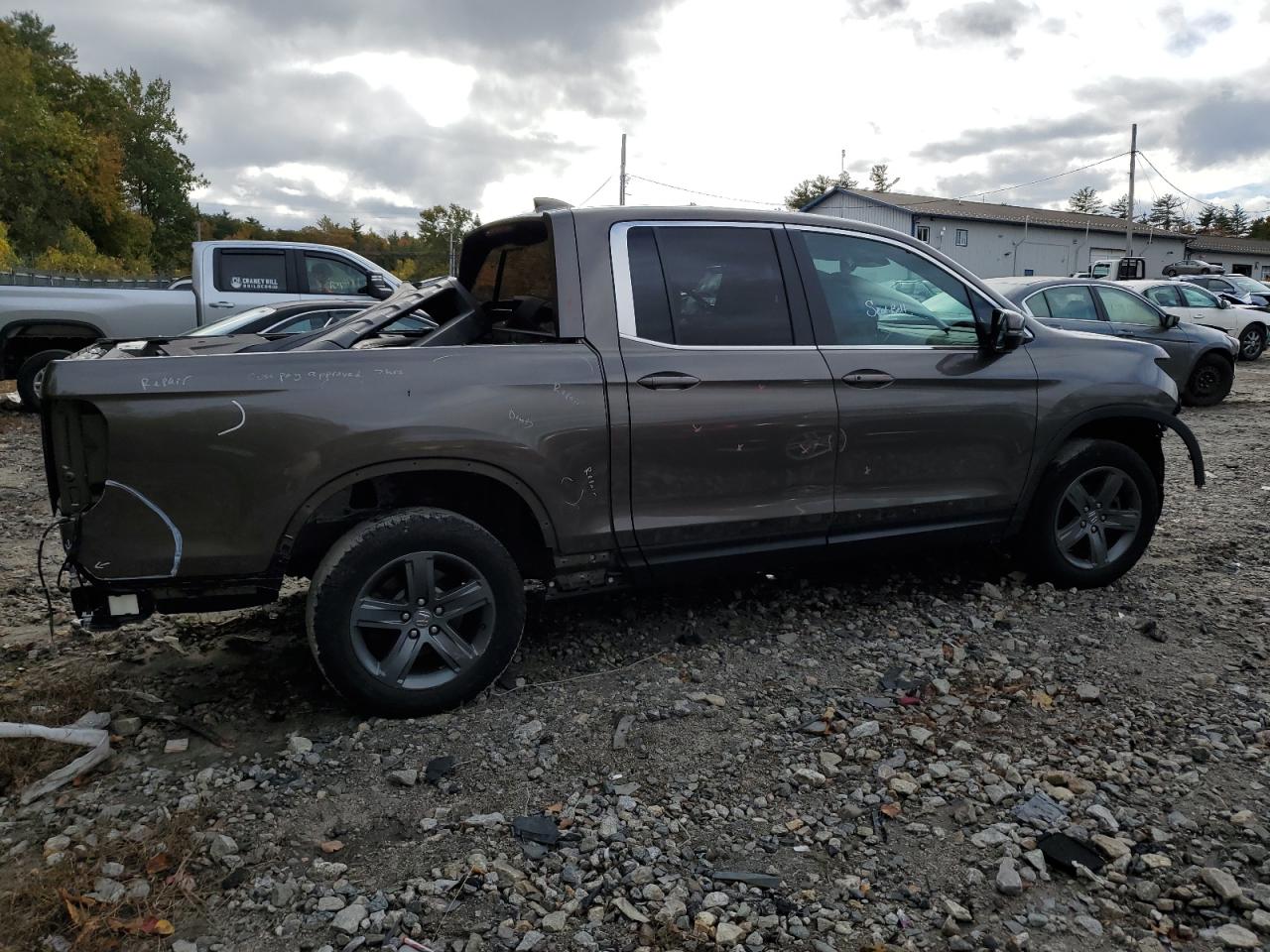 2023 HONDA RIDGELINE RTL VIN:5FPYK3F58PB004446