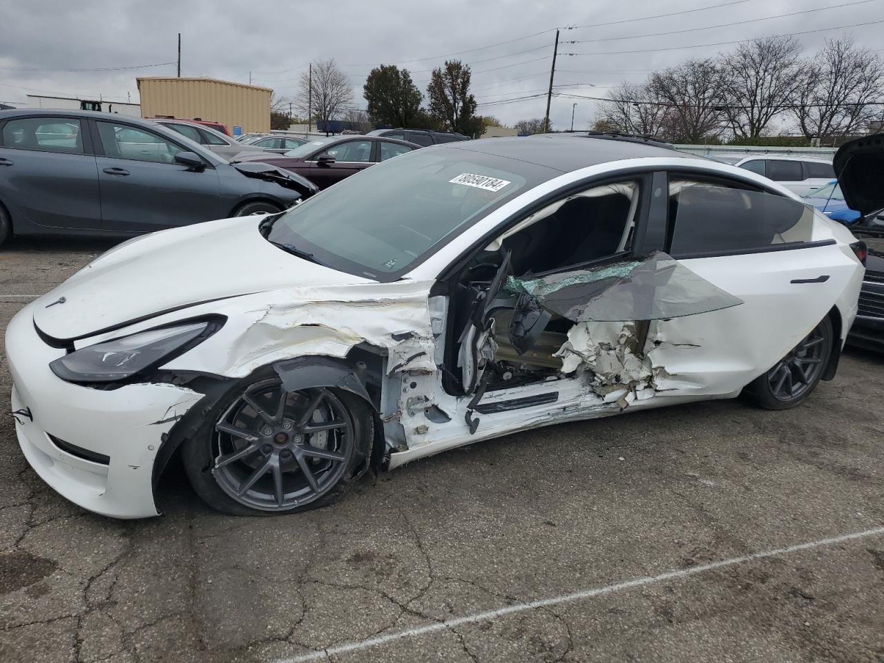 2022 TESLA MODEL 3 VIN:5YJ3E1EB5NF183869