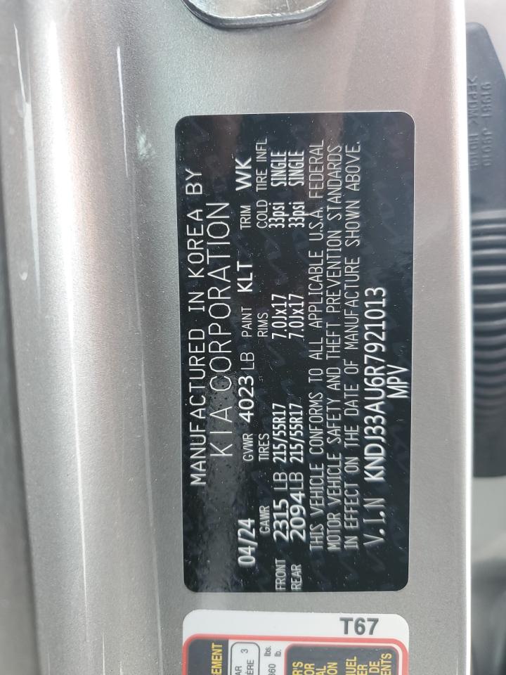 2024 KIA SOUL EX VIN:KNDJ33AU6R7921013