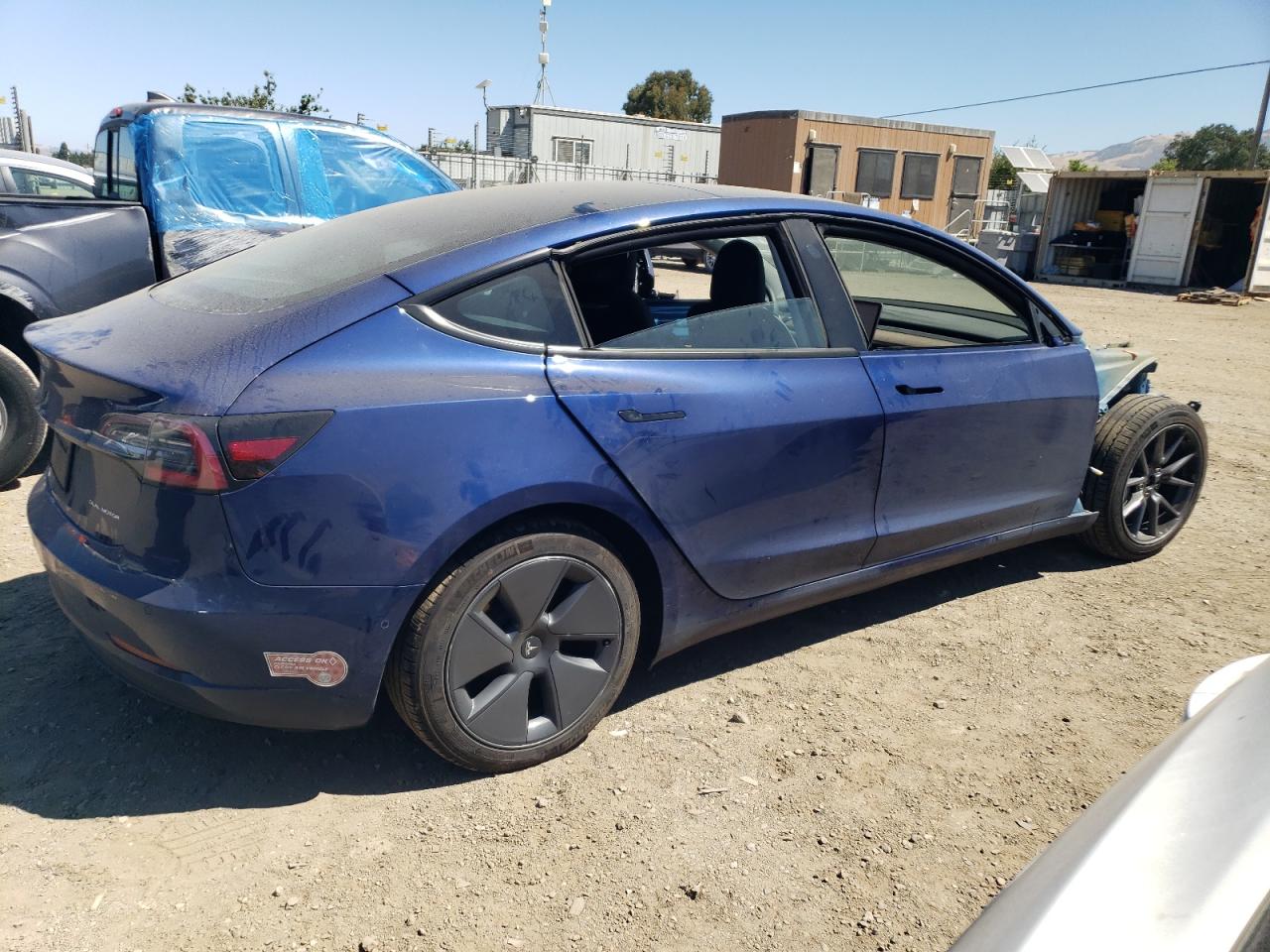 2022 TESLA MODEL 3  VIN:5YJ3E1EBXNF316853