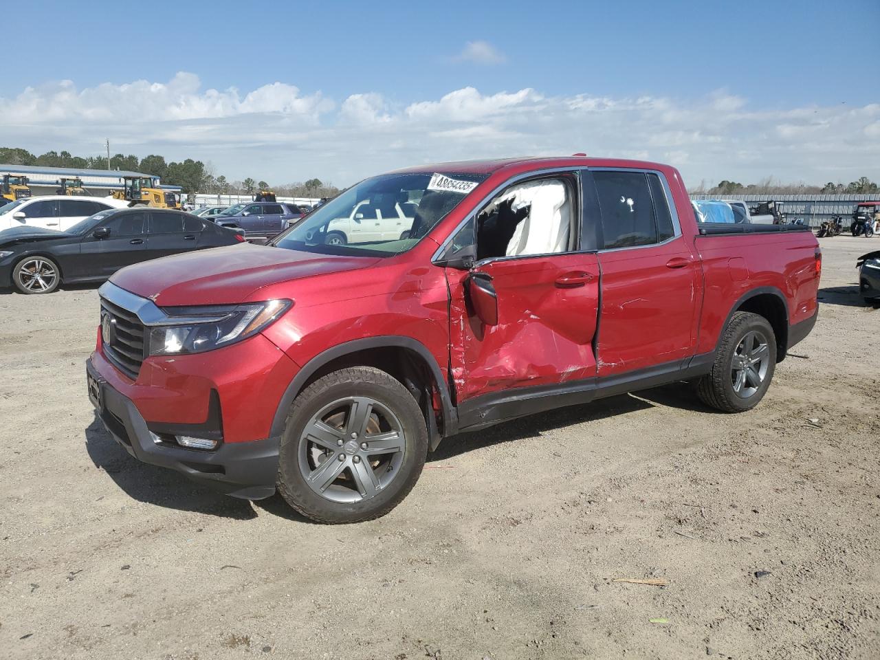 2023 HONDA RIDGELINE RTL VIN:5FPYK3F59PB034510
