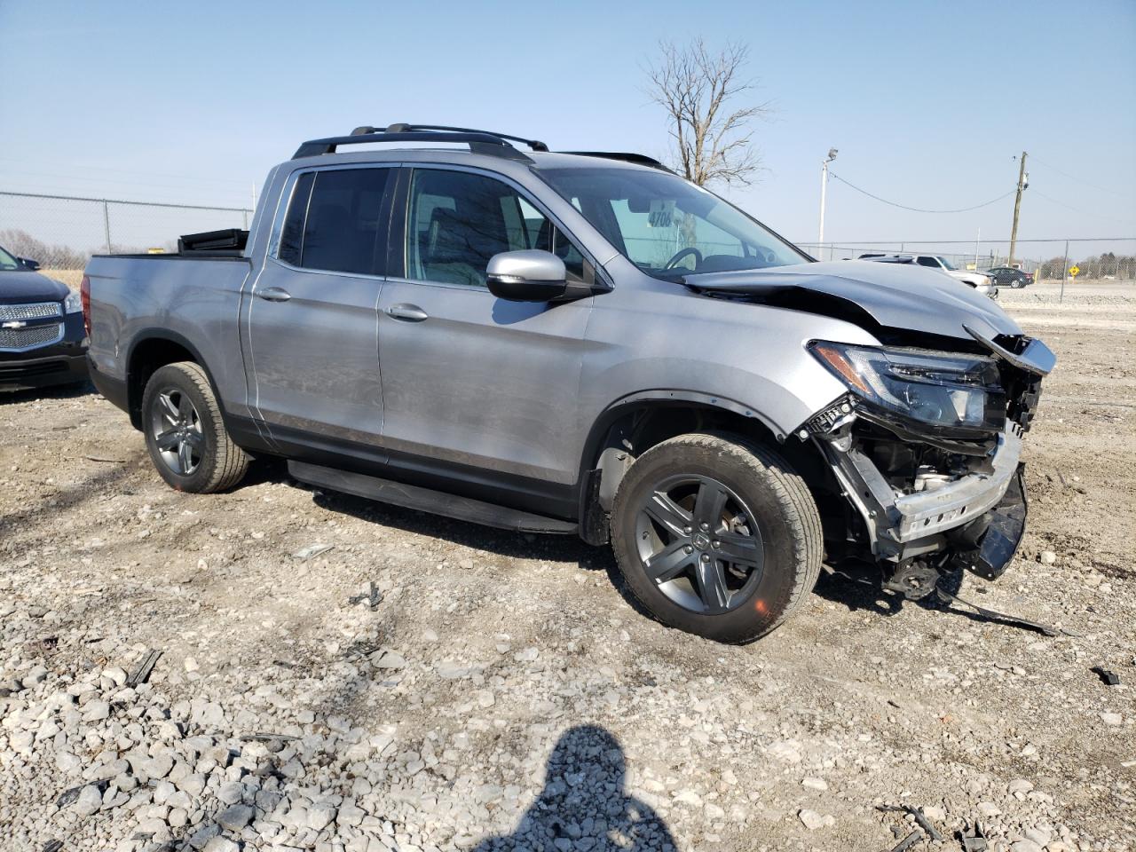 2022 HONDA RIDGELINE RTL VIN:5FPYK3F55NB007222