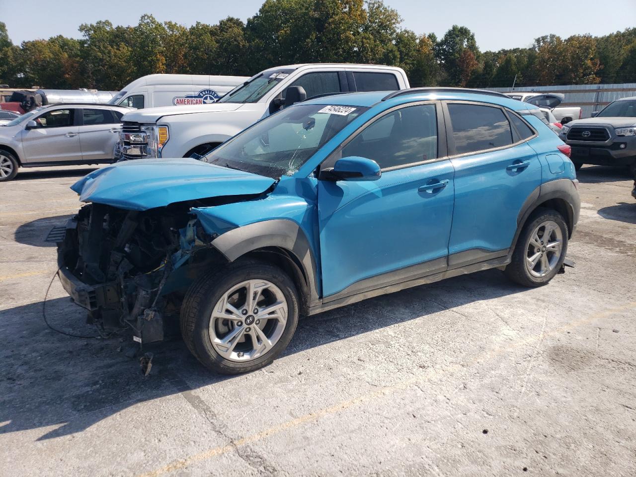 2022 HYUNDAI KONA SEL VIN:KM8K6CAB0NU770221