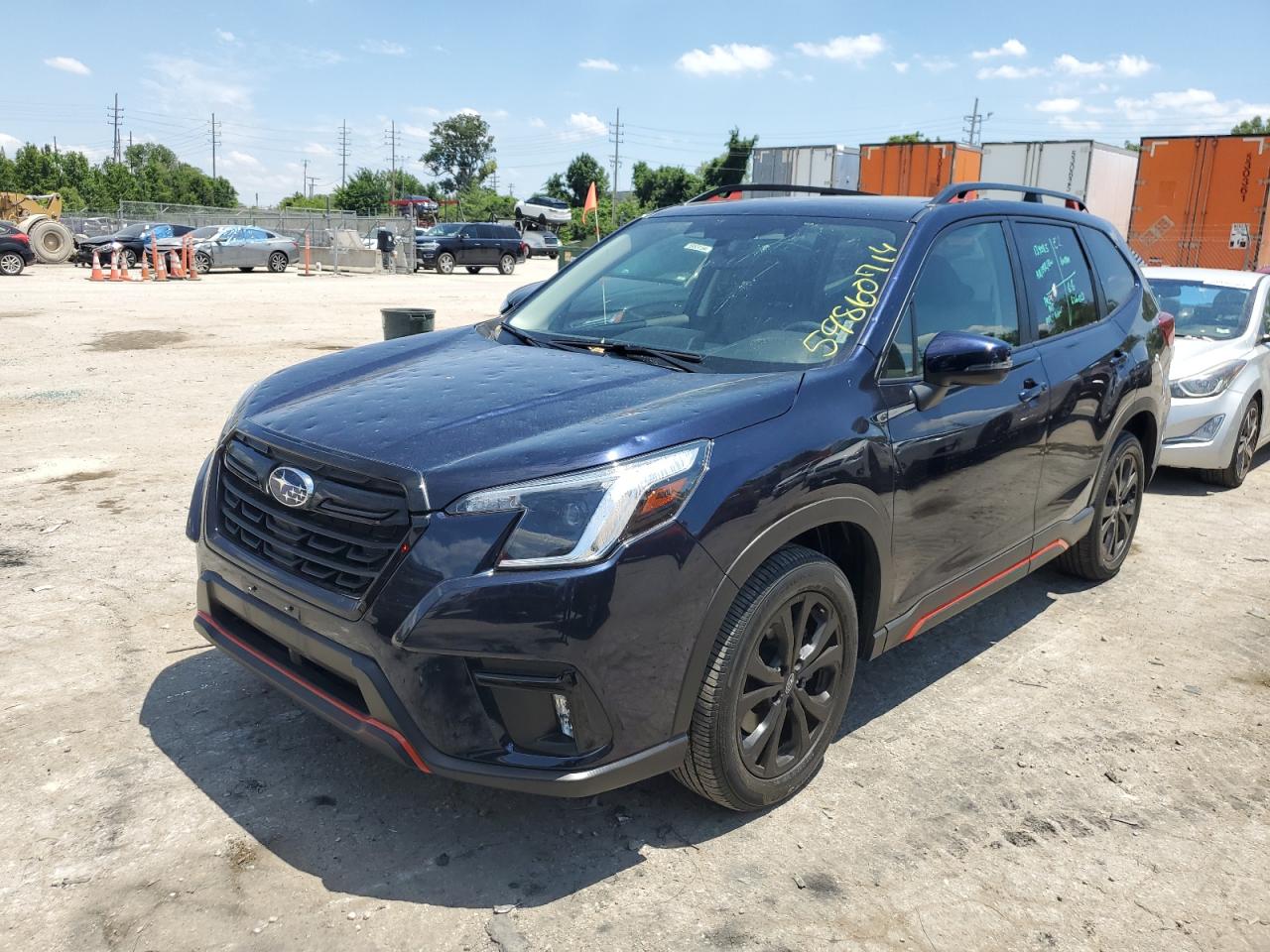 2022 SUBARU FORESTER SPORT VIN:JF2SKAGC6NH437097