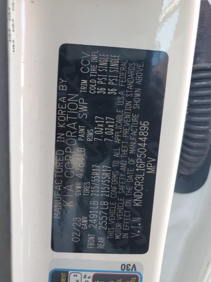 2023 KIA NIRO WIND VIN:KNDCR3L16P5044896