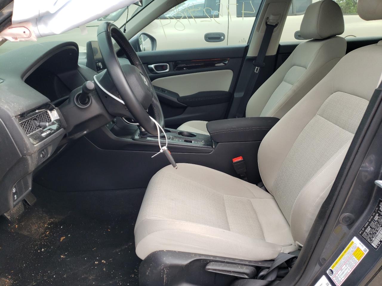 2022 HONDA CIVIC EX VIN:JHMFE1F70NX006609
