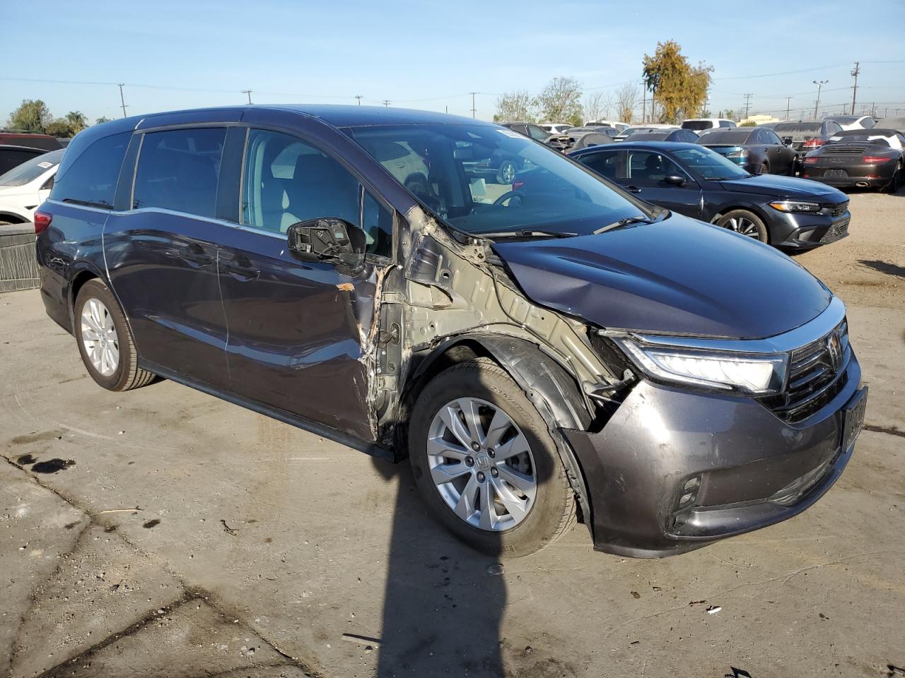 2022 HONDA ODYSSEY LX VIN:5FNRL6H2XNB012771