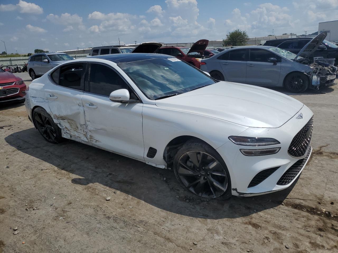 2022 GENESIS G70 BASE VIN:KMTG54TE7NU100743